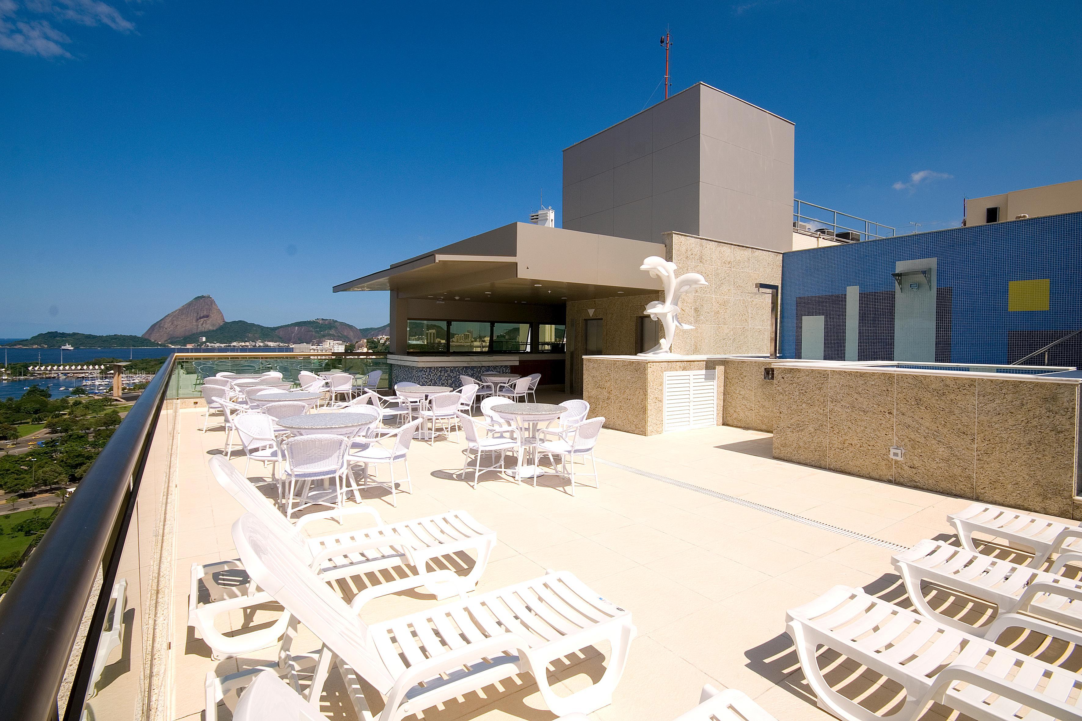 Hotel Atlântico Business Centro Río de Janeiro Exterior foto Rooftop of the hotel